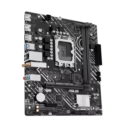 Mb Asus H610 Intel S-1700 14a Gen /2x Ddr4 3200 /2x Hdmi /m.2 /2x Usb 3.2 /wifi 6 /bluetooth /micro Atx /gama Basica
