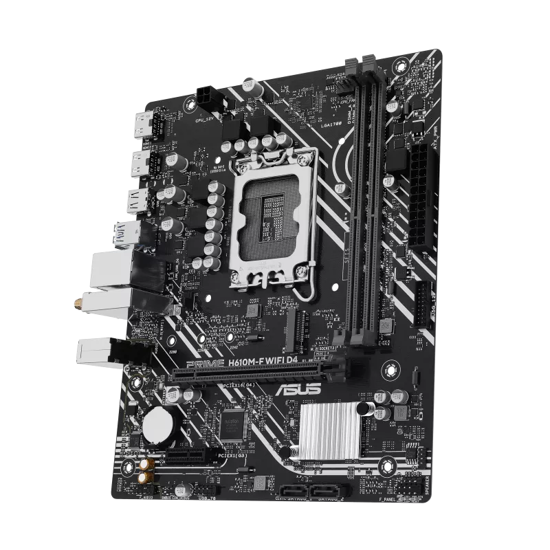 Mb Asus H610 Intel S-1700 14a Gen /2x Ddr4 3200 /2x Hdmi /m.2 /2x Usb 3.2 /wifi 6 /bluetooth /micro Atx /gama Basica