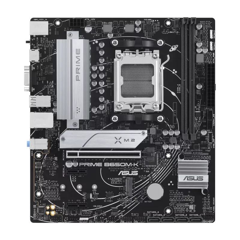 Mb Asus B650 Amd S-am5 9a Gen /2x Ddr5 5200 /hdmi /vga /2x M.2 /4x Usb 3.2 /micro Atx /gama Media
