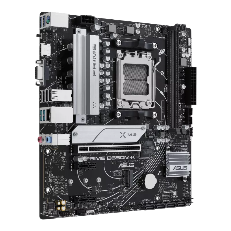 Mb Asus B650 Amd S-am5 9a Gen /2x Ddr5 5200 /hdmi /vga /2x M.2 /4x Usb 3.2 /micro Atx /gama Media