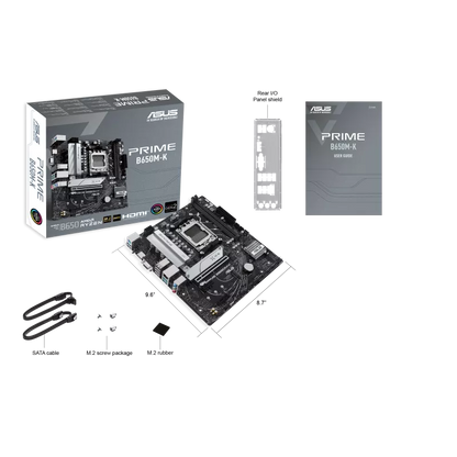 Mb Asus B650 Amd S-am5 9a Gen /2x Ddr5 5200 /hdmi /vga /2x M.2 /4x Usb 3.2 /micro Atx /gama Media