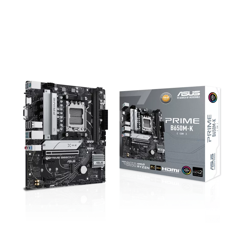 Mb Asus B650 Amd S-am5 9a Gen /2x Ddr5 5200 /hdmi /vga /2x M.2 /4x Usb 3.2 /micro Atx /gama Media