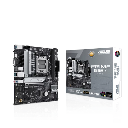 Mb Asus B650 Amd S-am5 9a Gen /2x Ddr5 5200 /hdmi /vga /2x M.2 /4x Usb 3.2 /micro Atx /gama Media