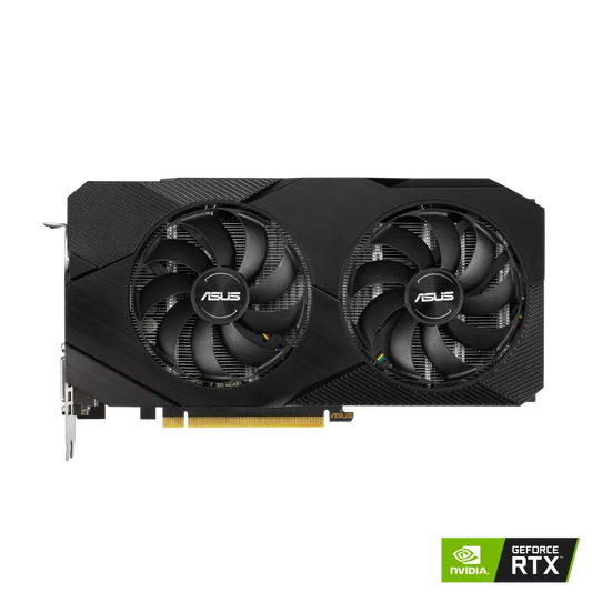Tarjeta De Video Asus Nvidia Rtx2060 /pcie X16 3.0 /12gb Ddr6 /2xhdmi /dp /dvi-d /estandar /gama Media