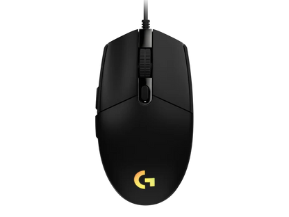 Mouse Gaming Logitech G203 Rgb Lightsync Optico Usb Alambrico 6 Botones Programables Negro