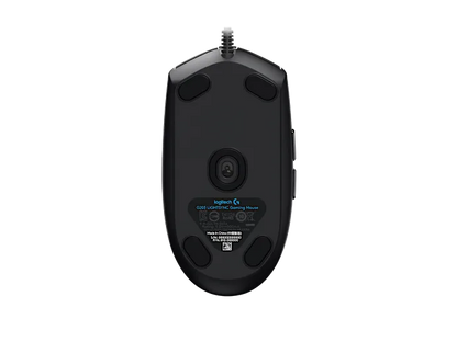 Mouse Gaming Logitech G203 Rgb Lightsync Optico Usb Alambrico 6 Botones Programables Negro