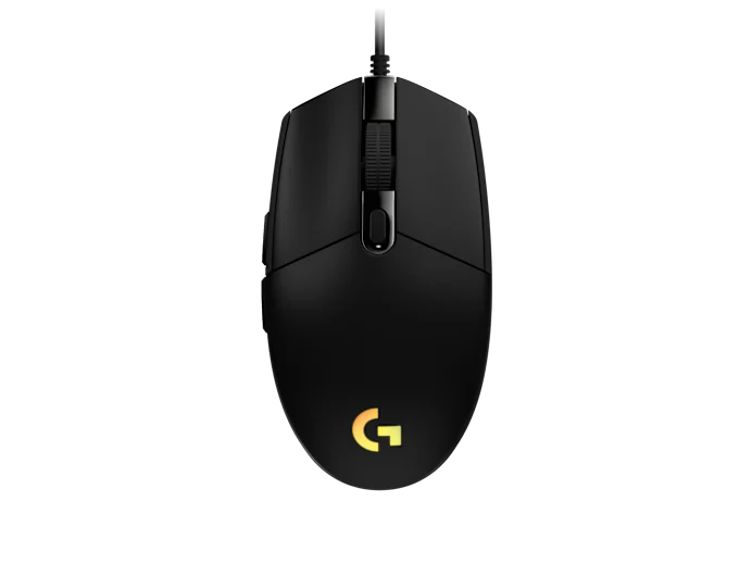 Mouse Gaming Logitech G203 Rgb Lightsync Optico Usb Alambrico 6 Botones Programables Negro