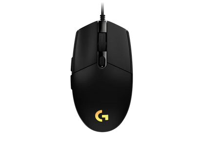 Mouse Gaming Logitech G203 Rgb Lightsync Optico Usb Alambrico 6 Botones Programables Negro