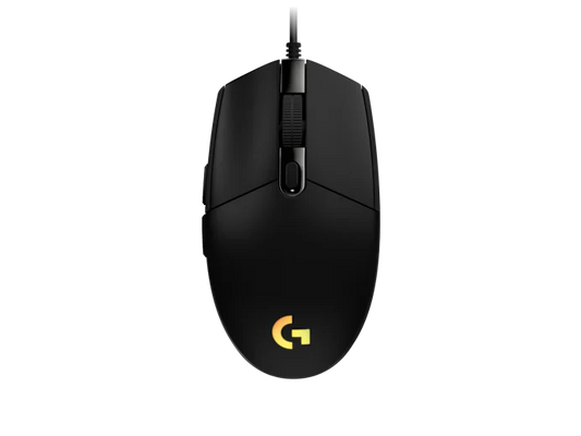 Mouse Gaming Logitech G203 Rgb Lightsync Optico Usb Alambrico 6 Botones Programables Negro
