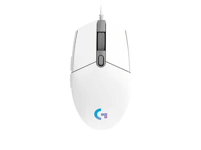 Mouse Gaming Logitech G203 Rgb Lightsync Optico Usb Alambrico 6 Botones Programables Blanco