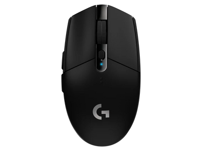 Mouse Gaming Logitech G305 Lightspeed Optico Inalambrico Sensor Hero 6 Botones Programables Negro