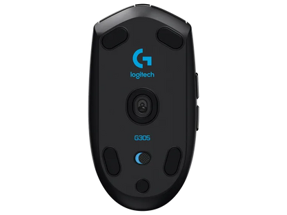 Mouse Gaming Logitech G305 Lightspeed Optico Inalambrico Sensor Hero 6 Botones Programables Negro