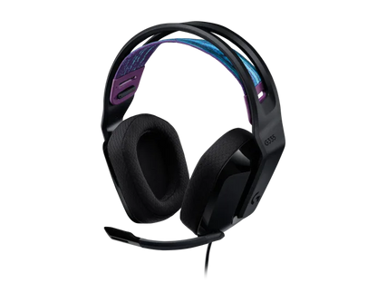 Audifonos Gaming Logitech G335 Jack 3.5mm Pc, Xbox, Playstation, Nintendo Switch, Discord Negro