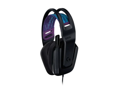 Audifonos Gaming Logitech G335 Jack 3.5mm Pc, Xbox, Playstation, Nintendo Switch, Discord Negro