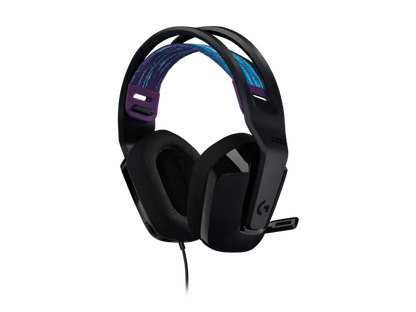 Audifonos Gaming Logitech G335 Jack 3.5mm Pc, Xbox, Playstation, Nintendo Switch, Discord Negro