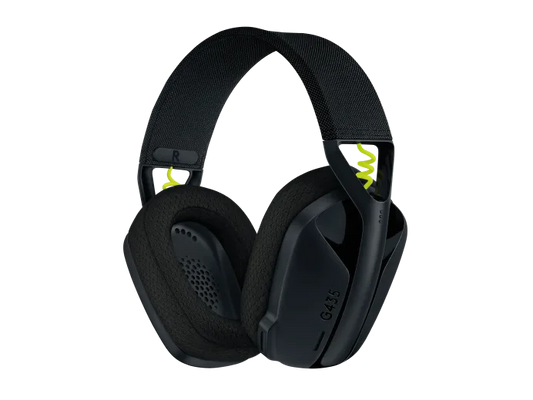 Audifonos Gaming Logitech G435 Lightspeed Inalambrico Recargable 18hrs De Uso Negro