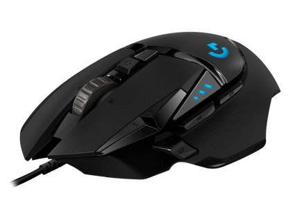 Mouse Gaming Logitech G502 Hero Negro Alambrico Usb Lightsync Rgb 16k Dpis