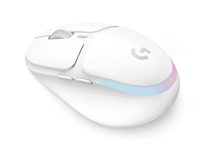 Mouse Gaming Logitech G705 Lightspeed Blanco Aurora Collection Inalambrico Con Bateria Recargable