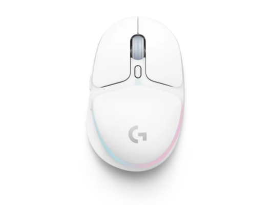 Mouse Gaming Logitech G705 Lightspeed Blanco Aurora Collection Inalambrico Con Bateria Recargable