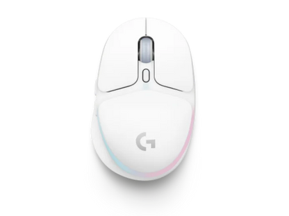 Mouse Gaming Logitech G705 Lightspeed Blanco Aurora Collection Inalambrico Con Bateria Recargable