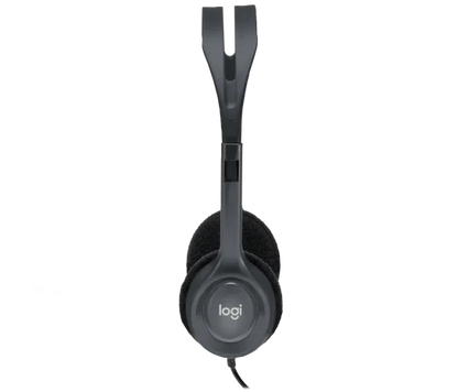Audifonos Diadema Logitech H111 Jack 3.5 Mm Gris