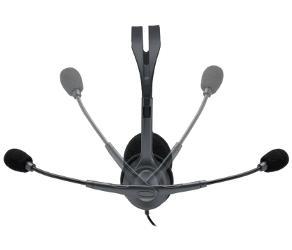 Audifonos Diadema Logitech H111 Jack 3.5 Mm Gris