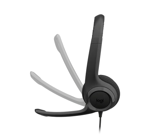 Audifonos Diadema Logitech H390 Supresion De Ruido Control De Volumen Usb Negro