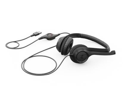 Audifonos Diadema Logitech H390 Supresion De Ruido Control De Volumen Usb Negro