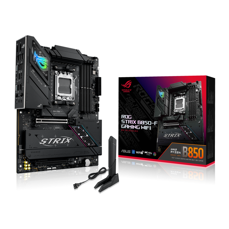 Mb Asus B850 Amd S-am5 9a Gen /4x Ddr5 8000 /hdmi /dp /6x Usb 3.2 /wifi 7 /bluetooth /atx /gama Alta /gamer /rgb
