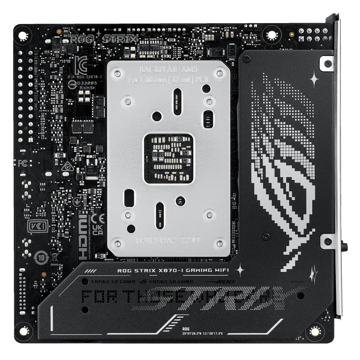Mb Asus X870 Amd S-am5 9a Gen /2x Ddr5 8000 /hdmi /2x Dp Tipo-c /2x M.2 /4x Usb 3.2 /wifi 7 /bluetooth /mini Itx /gama Alta /gamer