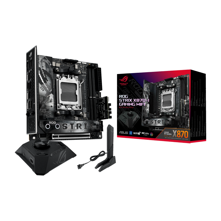 Mb Asus X870 Amd S-am5 9a Gen /2x Ddr5 8000 /hdmi /2x Dp Tipo-c /2x M.2 /4x Usb 3.2 /wifi 7 /bluetooth /mini Itx /gama Alta /gamer
