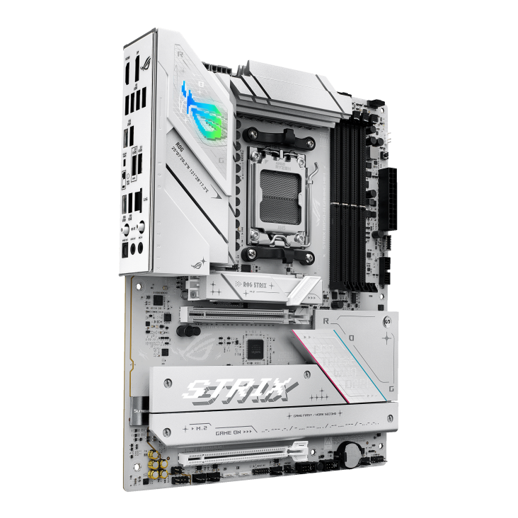 Mb Asus B850 Amd S-am5 9a Gen /4x Ddr5 8000 /hdmi /dp /6x Usb 3.2 /wifi 7 /bluetooth /atx /gama Alta /gamer /rgb /white
