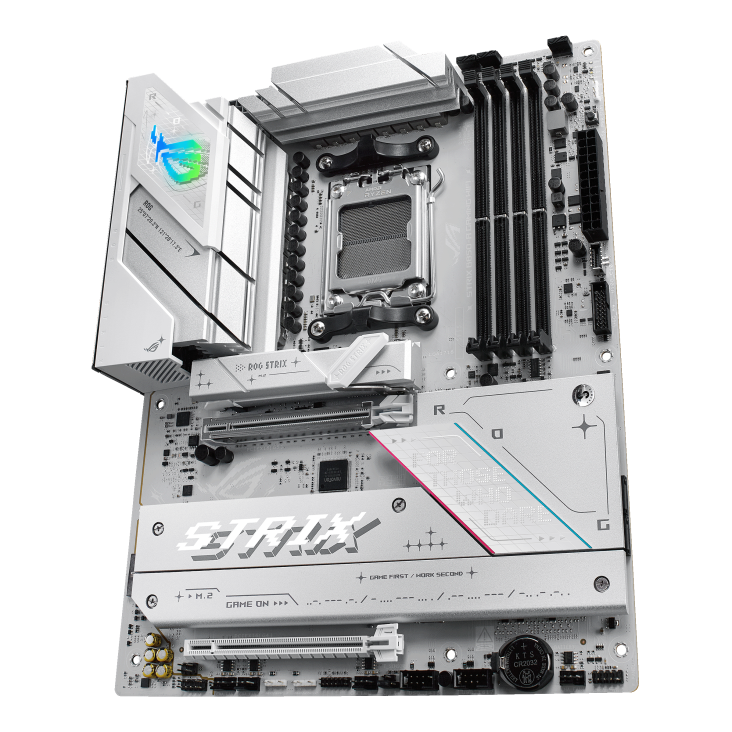 Mb Asus B850 Amd S-am5 9a Gen /4x Ddr5 8000 /hdmi /dp /6x Usb 3.2 /wifi 7 /bluetooth /atx /gama Alta /gamer /rgb /white