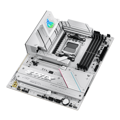 Mb Asus B850 Amd S-am5 9a Gen /4x Ddr5 8000 /hdmi /dp /6x Usb 3.2 /wifi 7 /bluetooth /atx /gama Alta /gamer /rgb /white