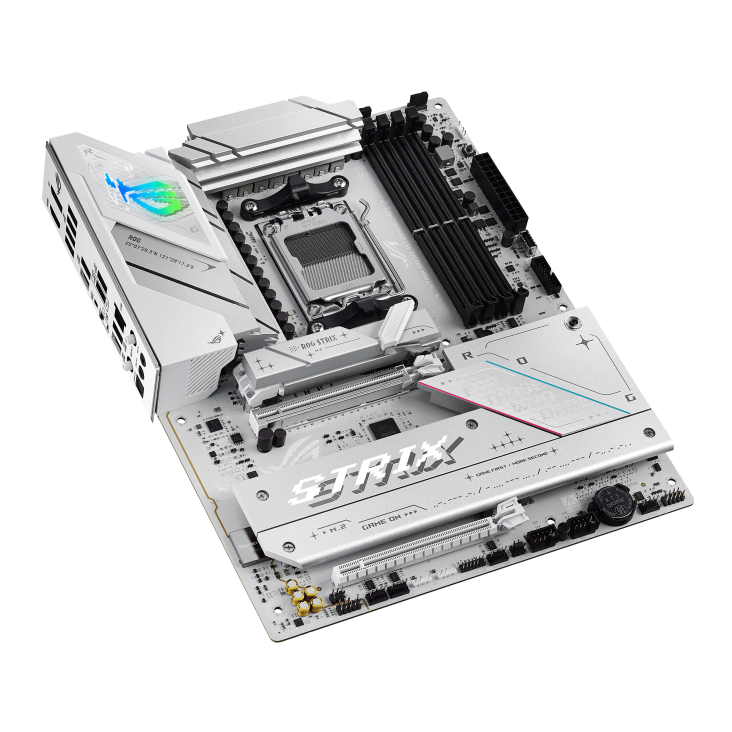 Mb Asus B850 Amd S-am5 9a Gen /4x Ddr5 8000 /hdmi /dp /6x Usb 3.2 /wifi 7 /bluetooth /atx /gama Alta /gamer /rgb /white