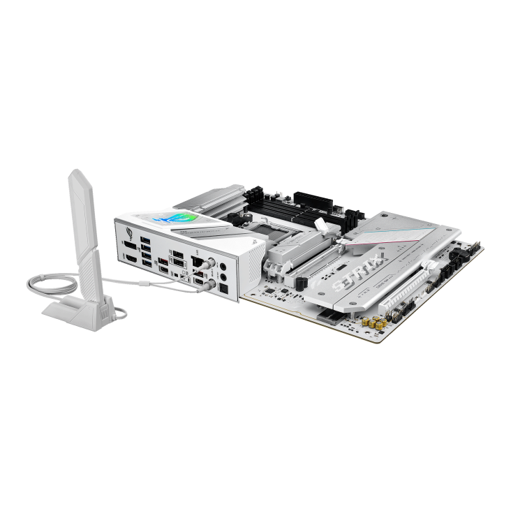 Mb Asus B850 Amd S-am5 9a Gen /4x Ddr5 8000 /hdmi /dp /6x Usb 3.2 /wifi 7 /bluetooth /atx /gama Alta /gamer /rgb /white