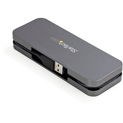 Hub Usb 3.0 De 4 Puertos Usb-a - Hub Usb Tipo A Para Laptop/pc, 5gbps, Alimentado Por Bus Usb, Cable De 28cm Y Gestor De Cable - Startech.com Mod. Hb30am4ab