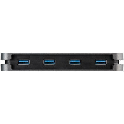 Hub Usb 3.0 De 4 Puertos Usb-a - Hub Usb Tipo A Para Laptop/pc, 5gbps, Alimentado Por Bus Usb, Cable De 28cm Y Gestor De Cable - Startech.com Mod. Hb30am4ab