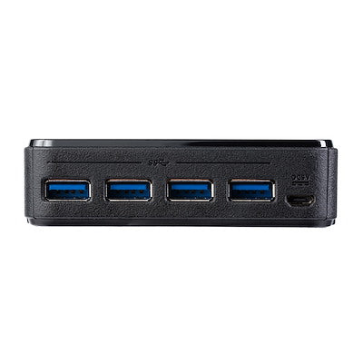 Switch Conmutador Usb 3.0 4x4 Para Compartir Dispositivos Periféricos - Startech.com Mod. Hbs304a24a