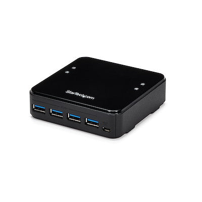 Switch Conmutador Usb 3.0 4x4 Para Compartir Dispositivos Periféricos - Startech.com Mod. Hbs304a24a