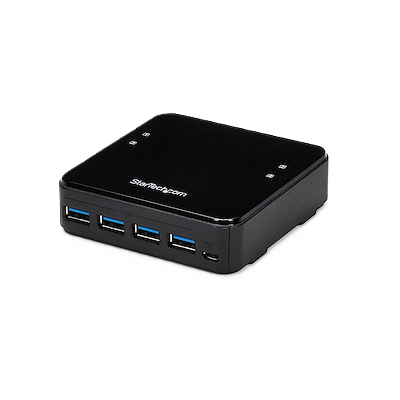 Switch Conmutador Usb 3.0 4x4 Para Compartir Dispositivos Periféricos - Startech.com Mod. Hbs304a24a
