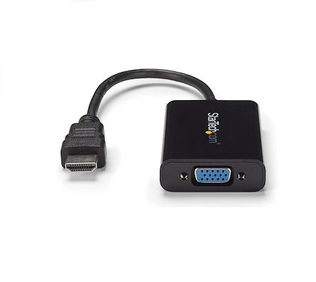 Adaptador De Video Y Audio Hdmi A Vga - Hd15 Hembra - Hdmi Macho - Mini Jack Hembra - 1920x1200 - Convertidor Externo - Startech.com Mod. Hd2vgaa2