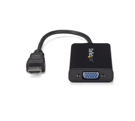 Adaptador De Video Y Audio Hdmi A Vga - Hd15 Hembra - Hdmi Macho - Mini Jack Hembra - 1920x1200 - Convertidor Externo - Startech.com Mod. Hd2vgaa2