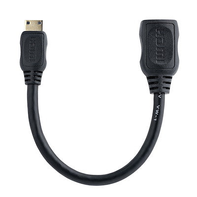 Cable Adaptador De 12cm Adaptador Hdmi A Mini Hdmi De Alta Velocidad 4k - Convertidor Hdmi A Mini Hdmi - Startech.com Mod. Hdacfm5in
