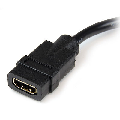 Cable Adaptador De 20cm Hdmi A Dvi - Dvi-d Macho - Hdmi Hembra - Cable Convertidor De Video - Negro - Startech.com Mod. Hddvifm8in