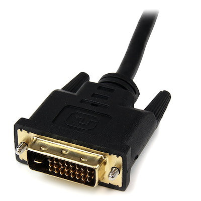 Cable Adaptador De 20cm Hdmi A Dvi - Dvi-d Macho - Hdmi Hembra - Cable Convertidor De Video - Negro - Startech.com Mod. Hddvifm8in