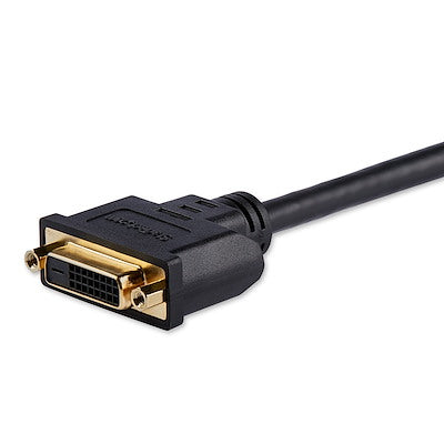 Cable Adaptador De 20cm Hdmi A Dvi - Dvi-d Hembra - Hdmi Macho - Cable Convertidor De Video - Negro - Startech.com Mod. Hddvimf8in