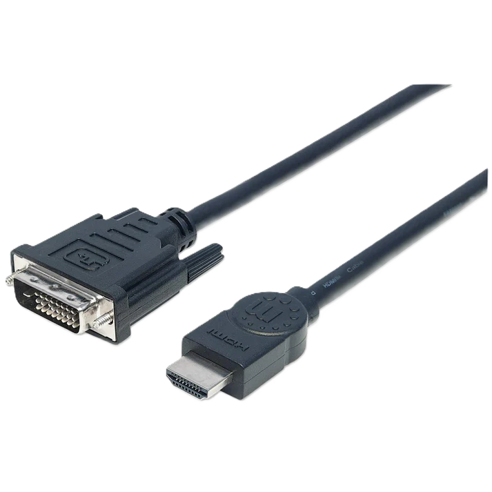 Cable Hdmi,manhattan,372510, - Dvi-d M-m  3.0m