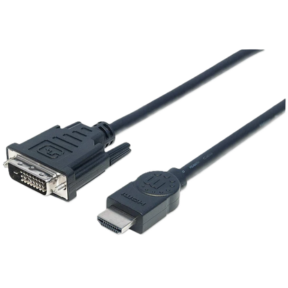 Cable Hdmi,manhattan,372510, - Dvi-d M-m  3.0m