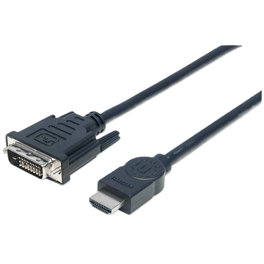 Cable Hdmi,manhattan,372510, - Dvi-d M-m  3.0m
